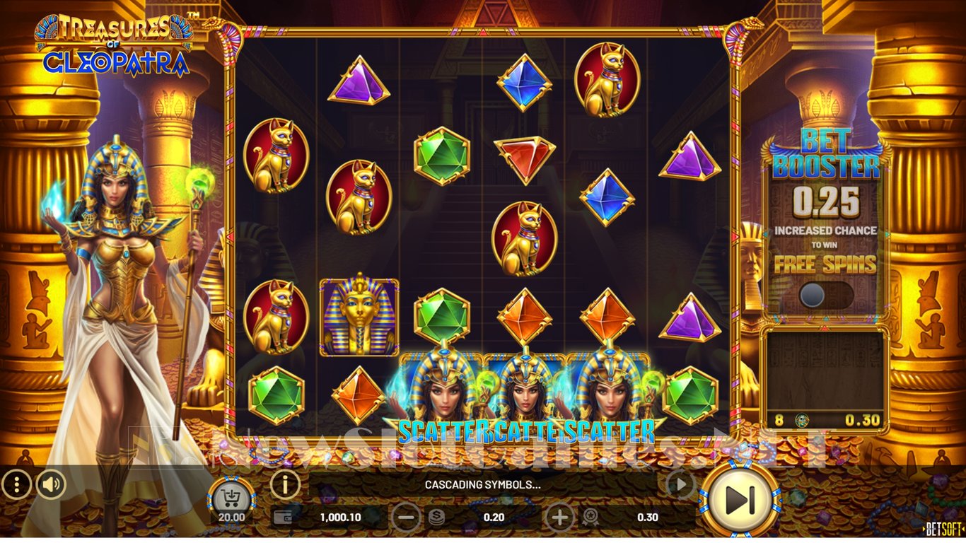 Treasures of Cleopatra Slot Demo Image