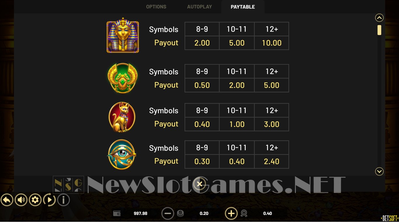 Treasures of Cleopatra Slot Slot Image in Demo - pic. 7