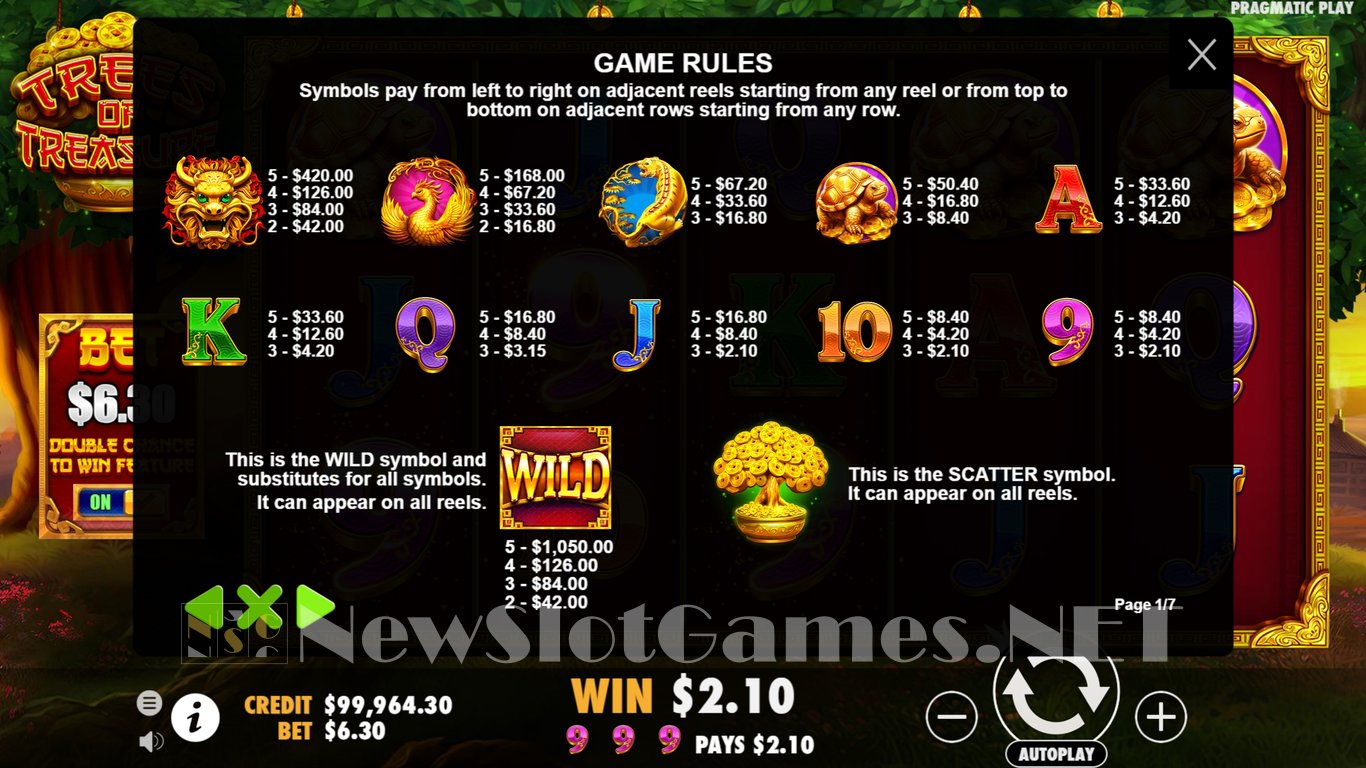 Trees of Treasure Slot Slot Image in Demo - pic. 6