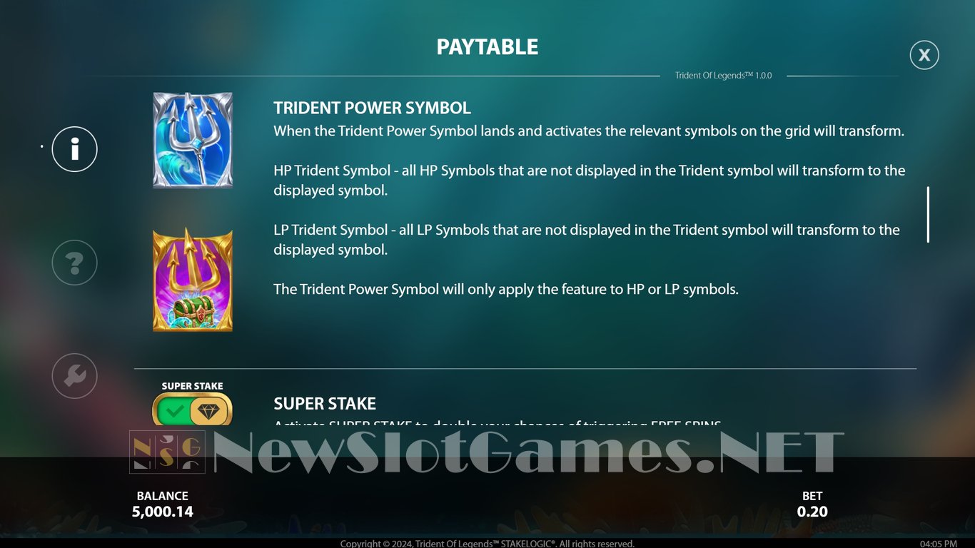 Trident of Legends Slot Slot Image in Demo - pic. 11