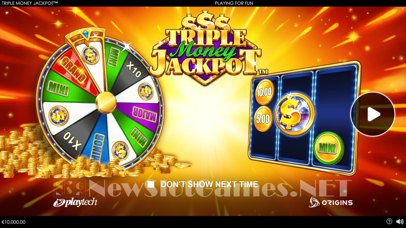 Triple Money Jackpot Slot Demo Image