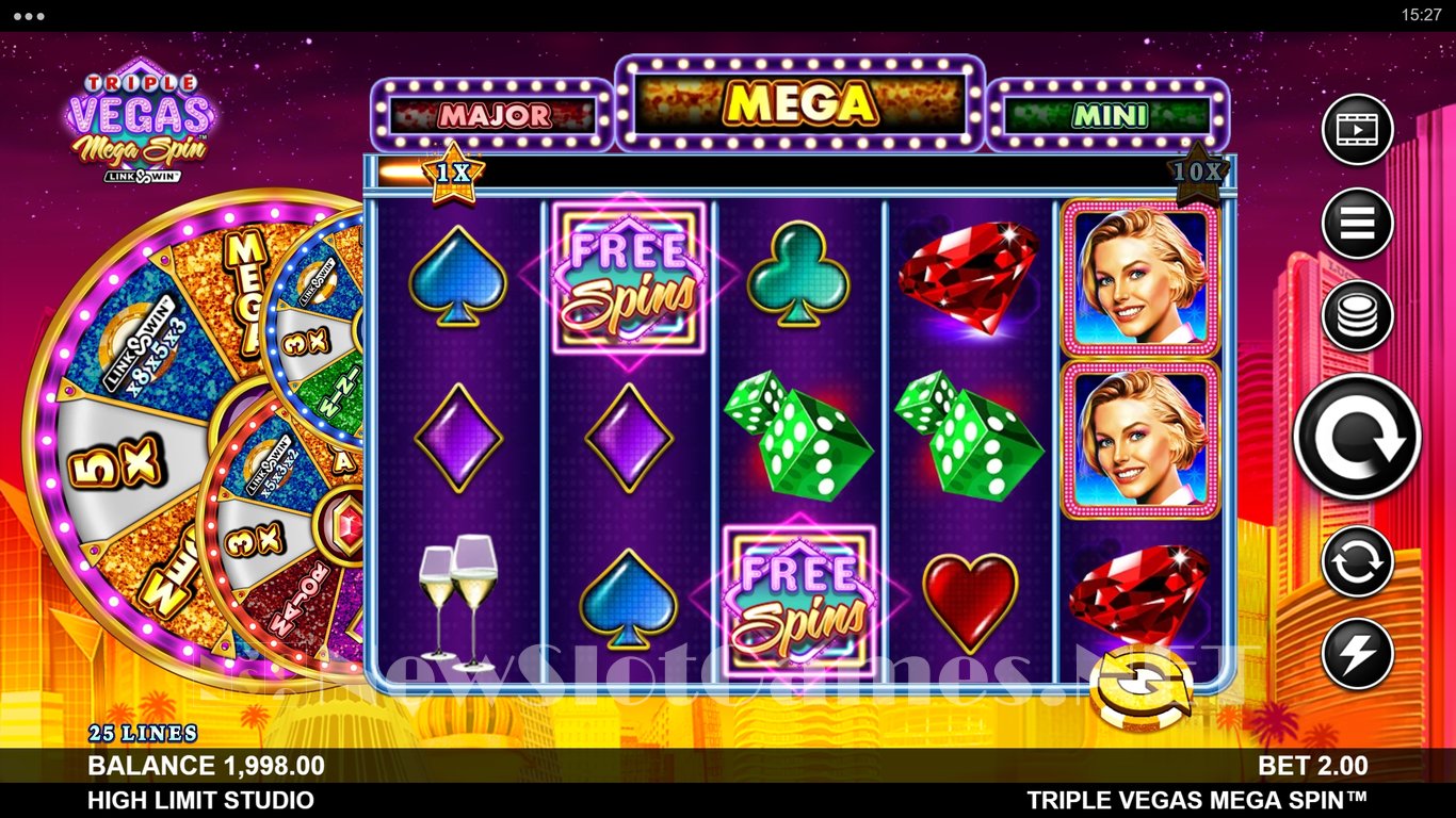 Triple Vegas Mega Spin Slot Slot Image in Demo - pic. 2