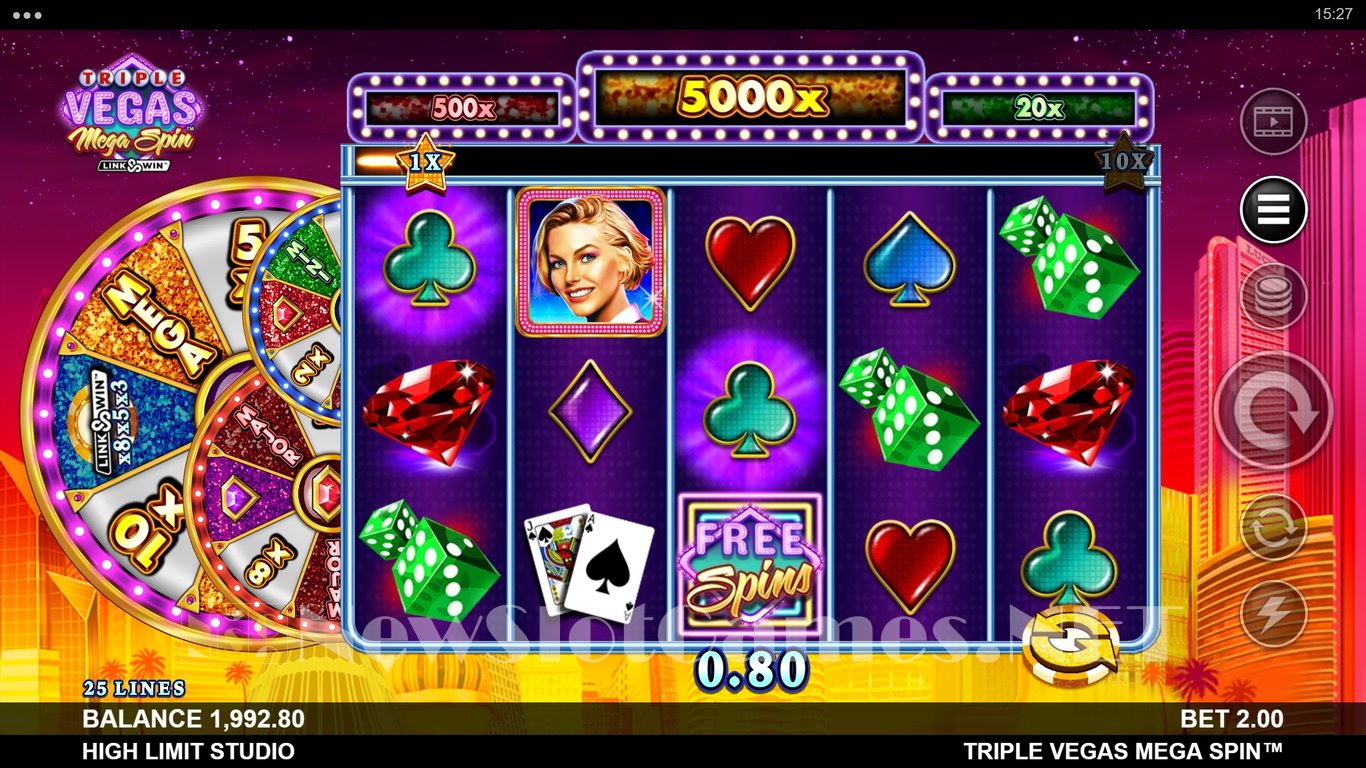 Triple Vegas Mega Spin Slot Slot Image in Demo - pic. 3