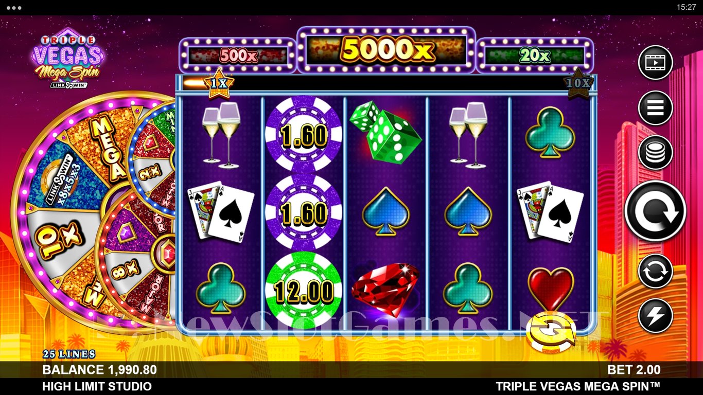 Triple Vegas Mega Spin Slot Slot Image in Demo - pic. 4
