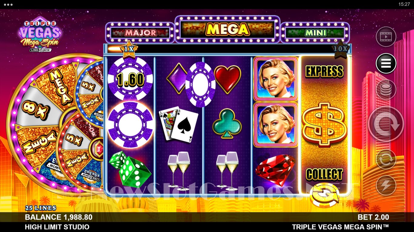 Triple Vegas Mega Spin Slot Slot Image in Demo - pic. 5