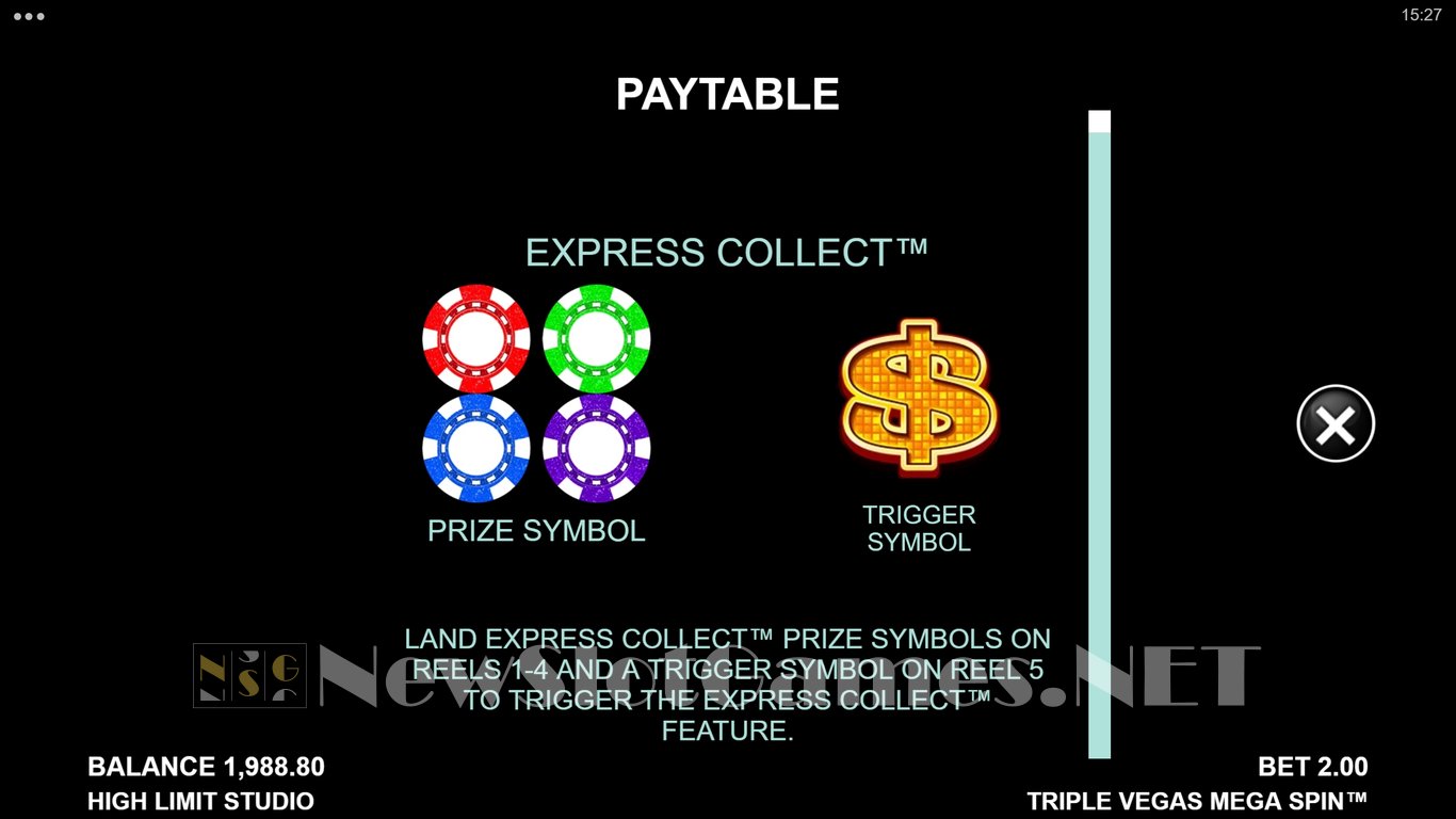 Triple Vegas Mega Spin Slot Slot Image in Demo - pic. 7