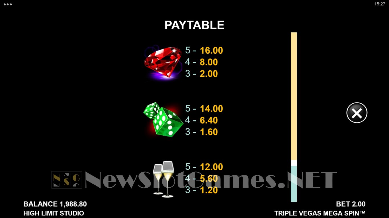Triple Vegas Mega Spin Slot Slot Image in Demo - pic. 8
