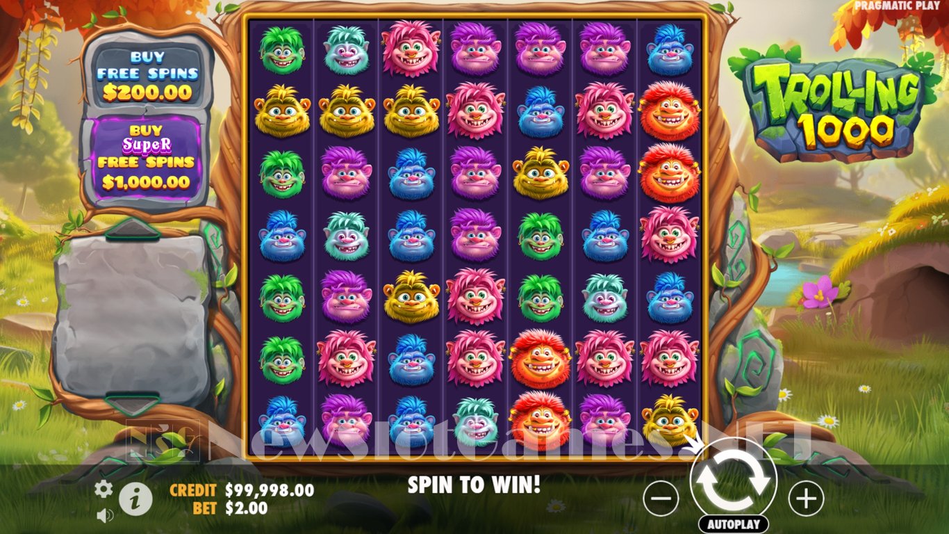 Trolling 1000 Slot Demo Image