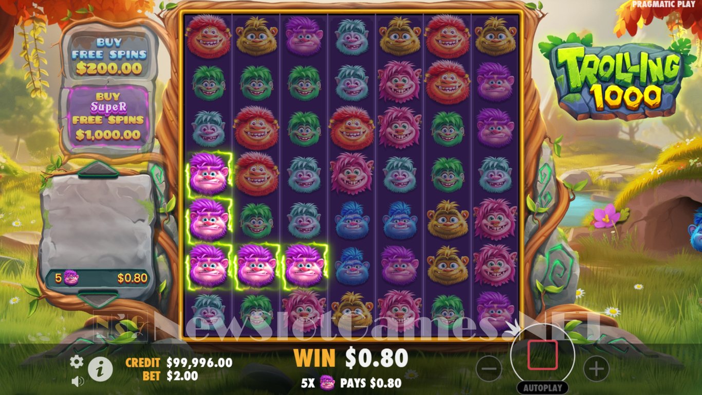 Trolling 1000 Slot Slot Image in Demo - pic. 2