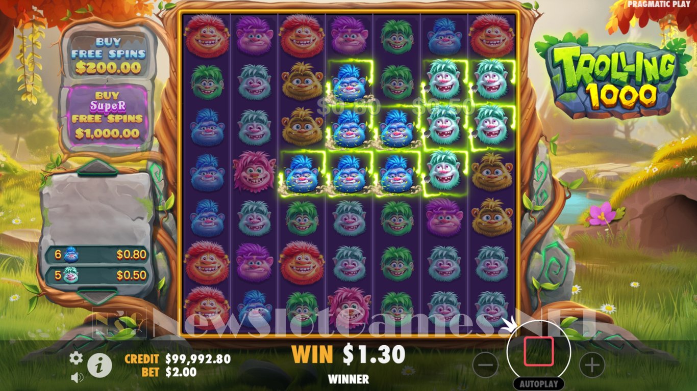 Trolling 1000 Slot Slot Image in Demo - pic. 4