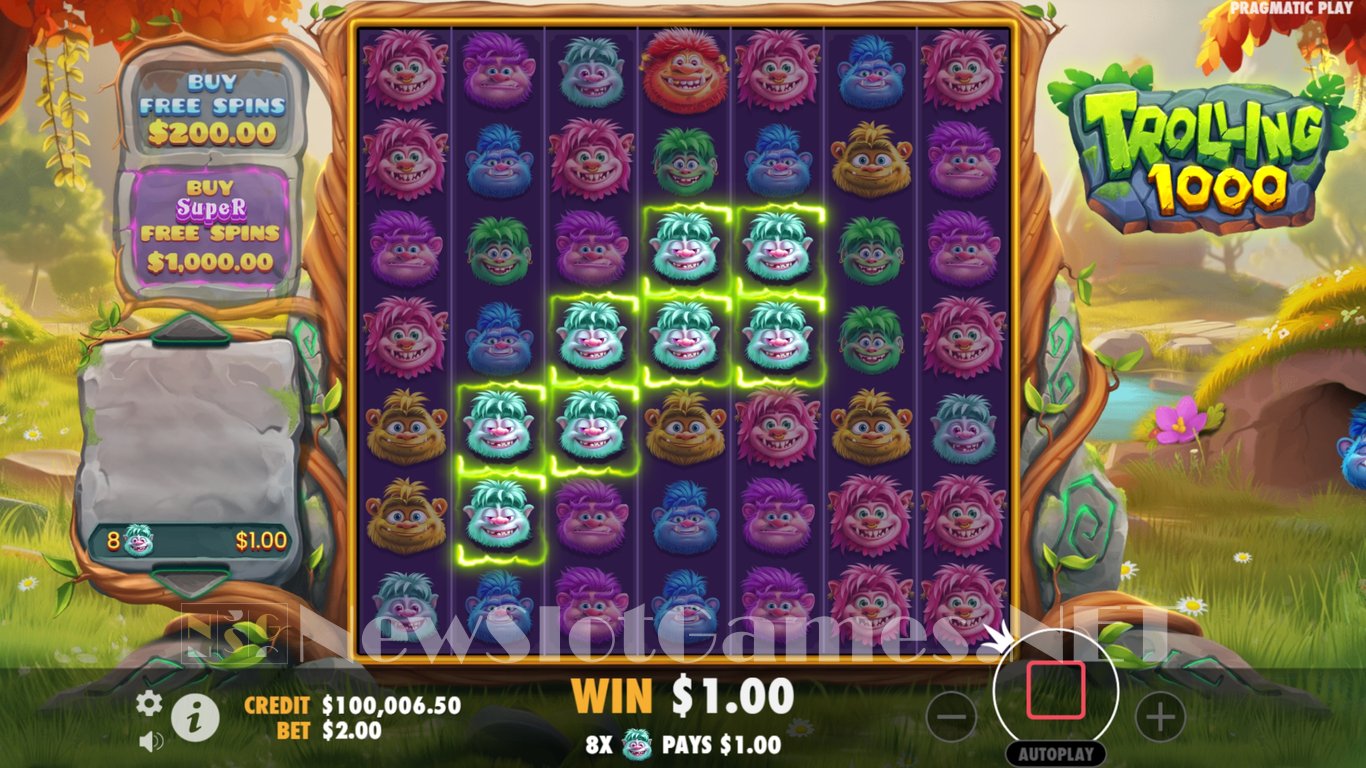 Trolling 1000 Slot Slot Image in Demo - pic. 5