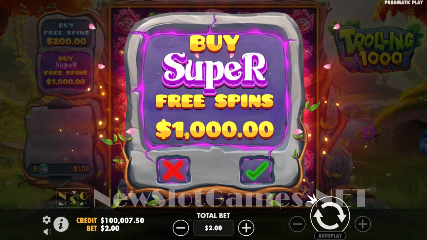 Trolling 1000 Slot Slot Image in Demo - pic. 6
