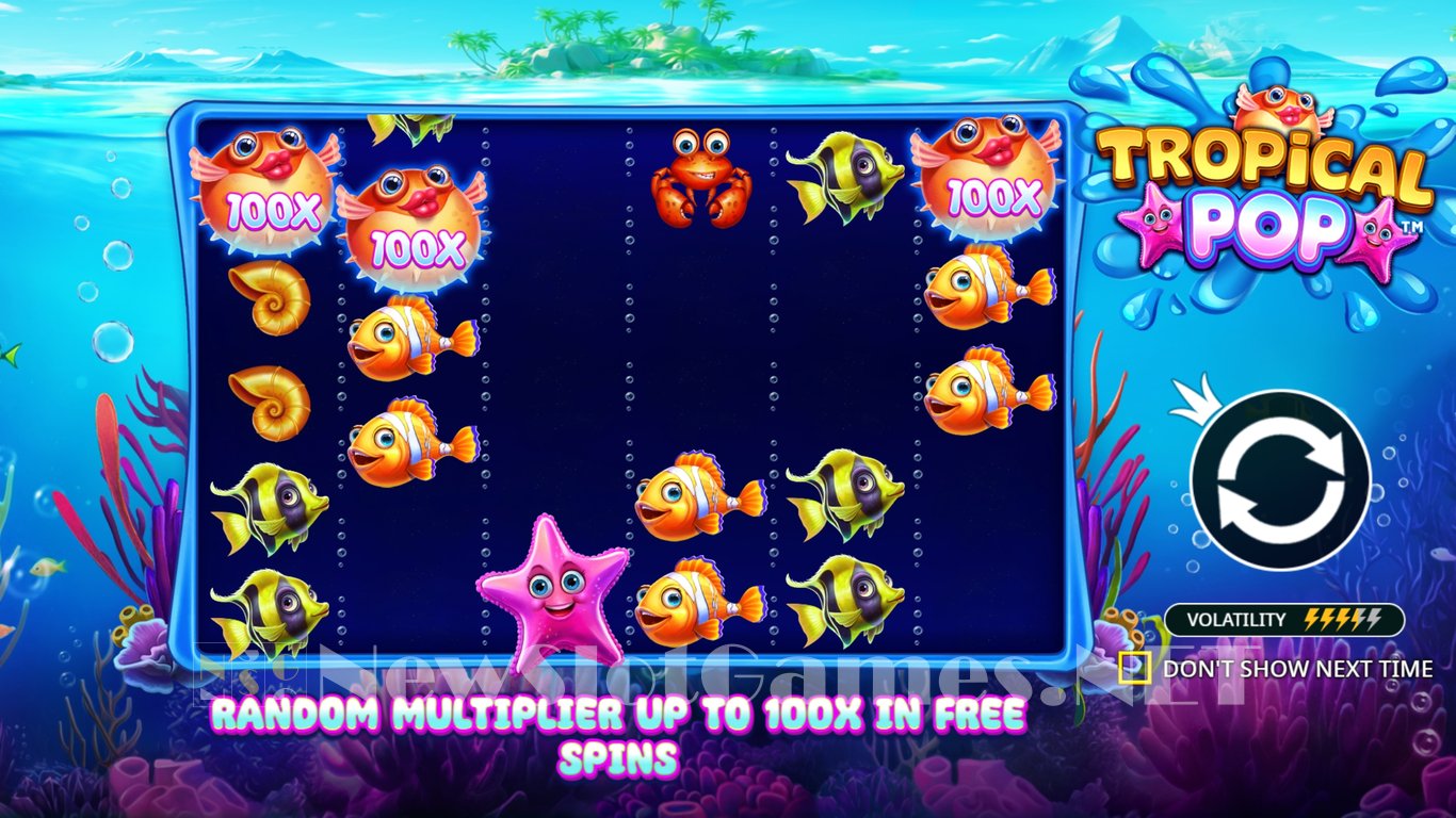 Tropical Pop Slot Demo Image