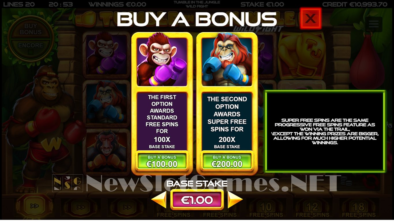 Tumble in the Jungle Wild Fight Slot Slot Image in Demo - pic. 8