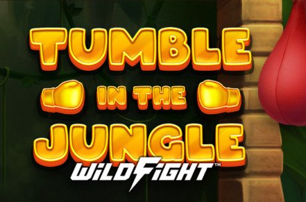 Tumble in the Jungle Wild Fight Slot Logo