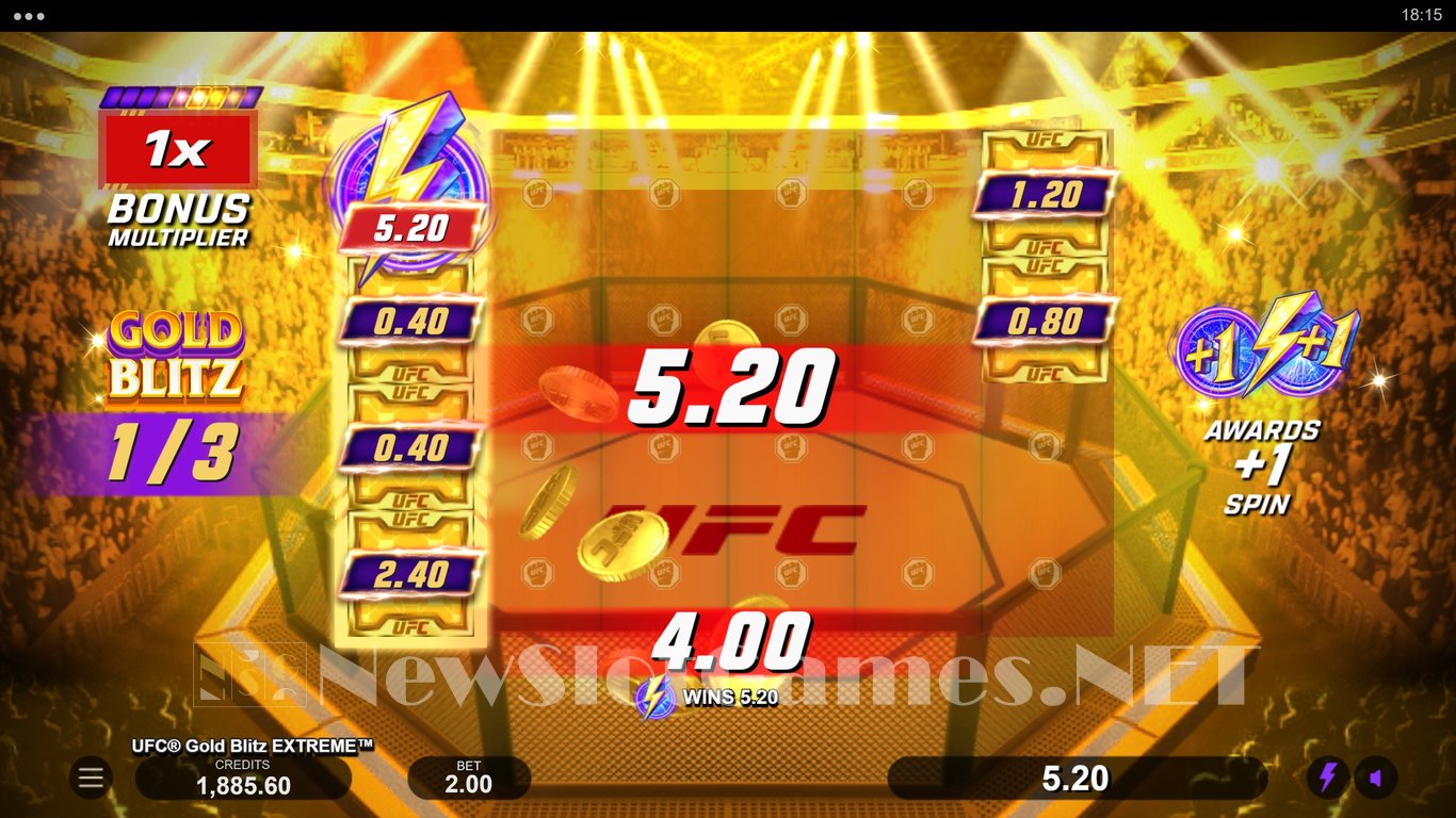 UFC Gold Blitz Extreme Slot Slot Image in Demo - pic. 10