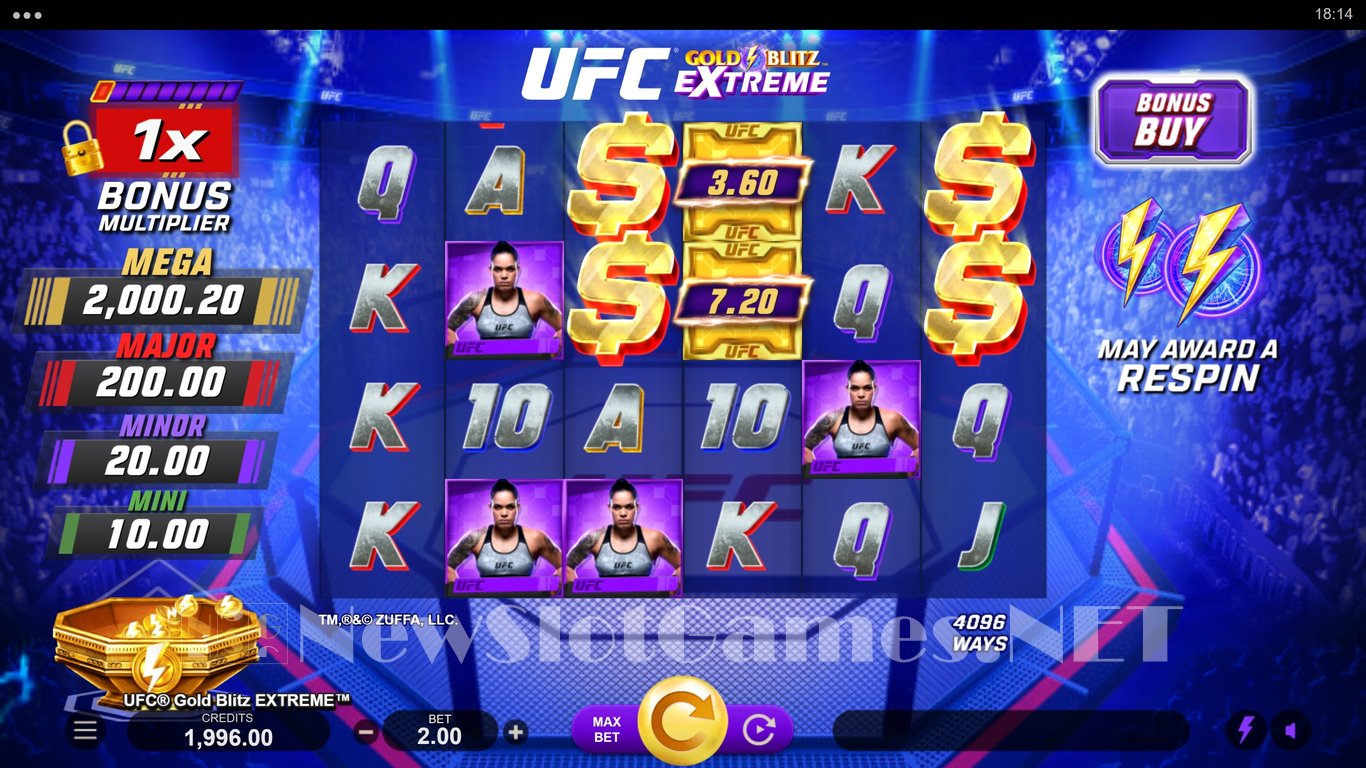 UFC Gold Blitz Extreme Slot Slot Image in Demo - pic. 2