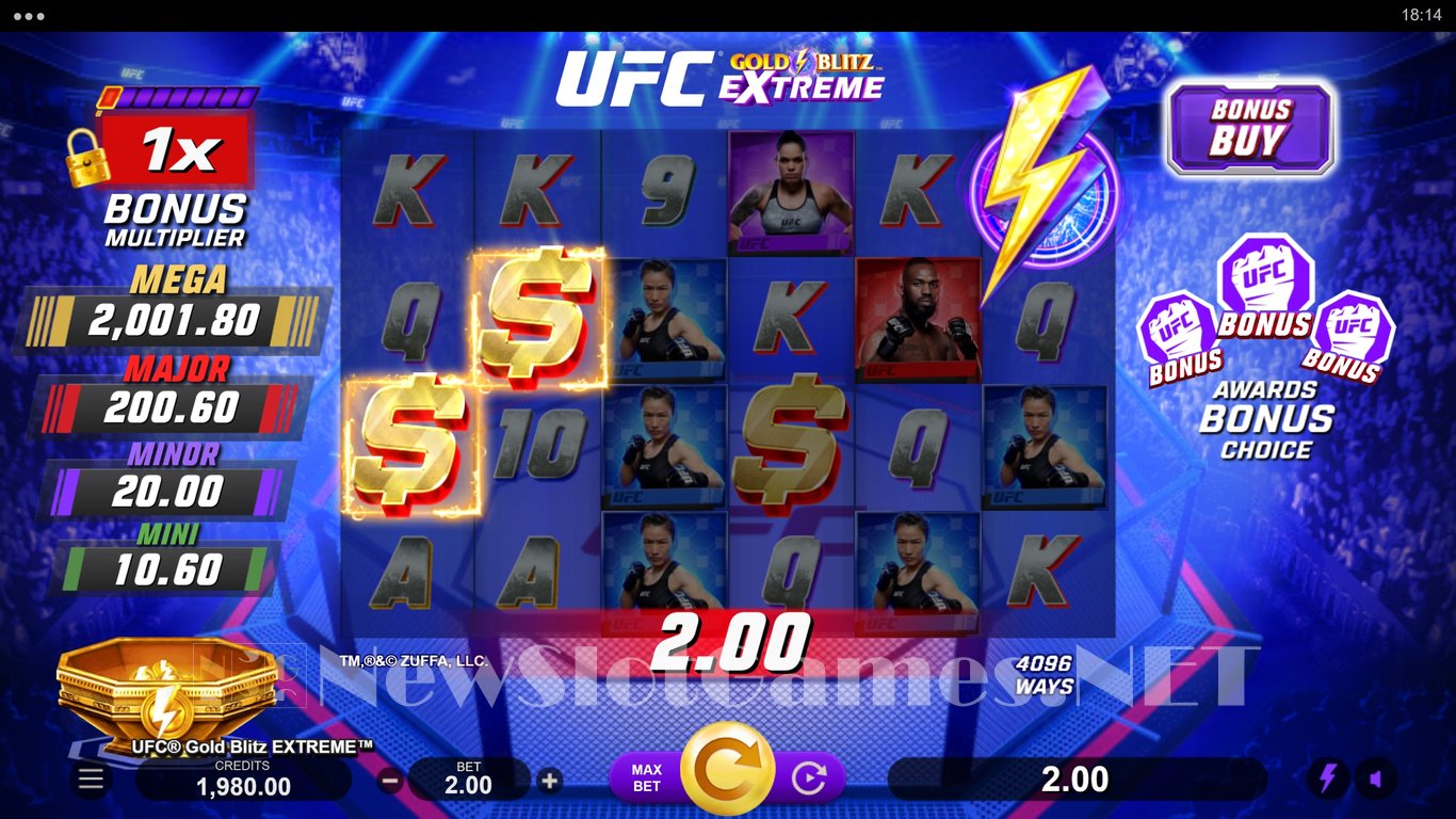 UFC Gold Blitz Extreme Slot Slot Image in Demo - pic. 4