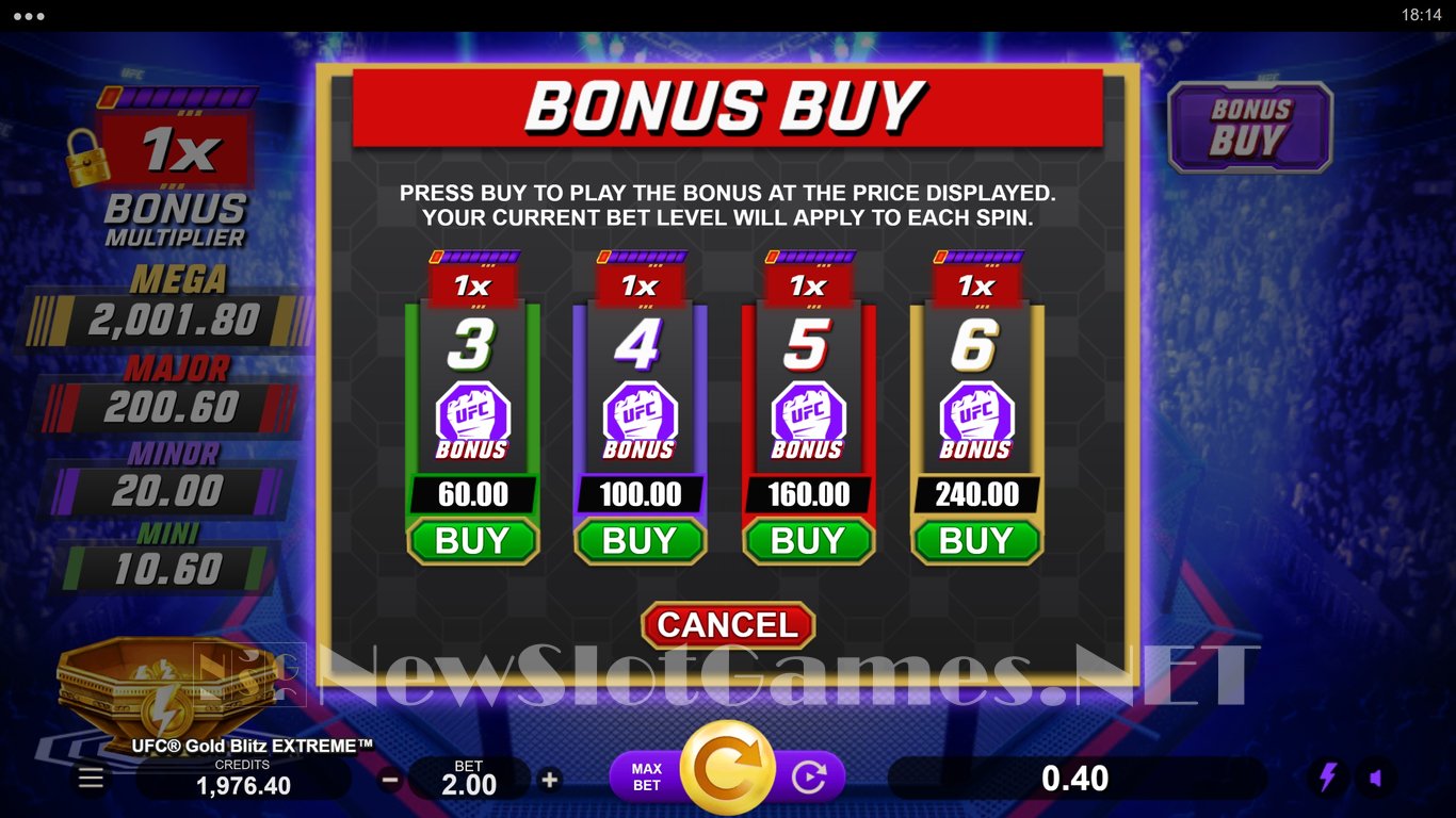 UFC Gold Blitz Extreme Slot Slot Image in Demo - pic. 6