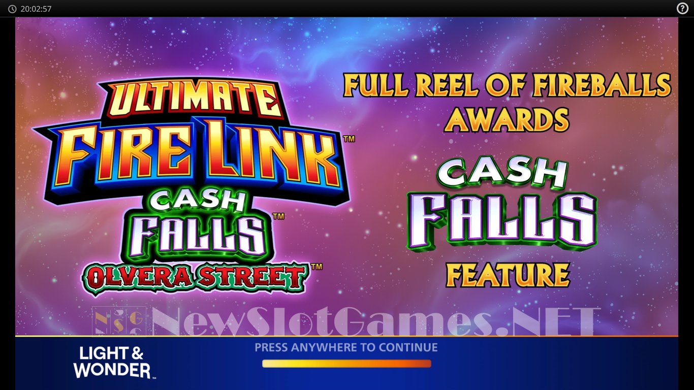 Ultimate Fire Link Cash Falls Olvera Street Slot Demo Image