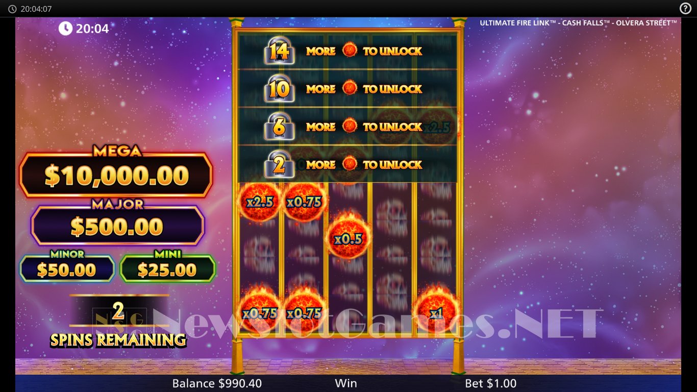 Ultimate Fire Link Cash Falls Olvera Street Slot Slot Image in Demo - pic. 5