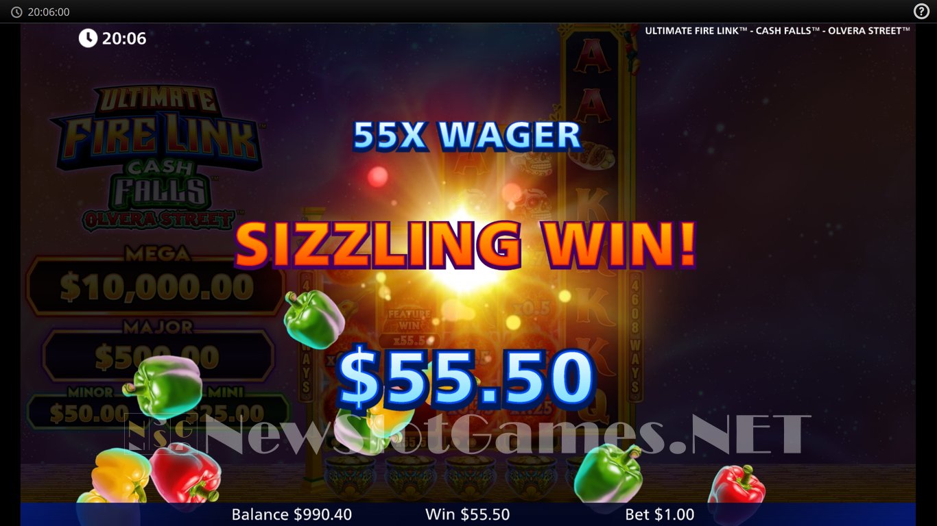 Ultimate Fire Link Cash Falls Olvera Street Slot Slot Image in Demo - pic. 7