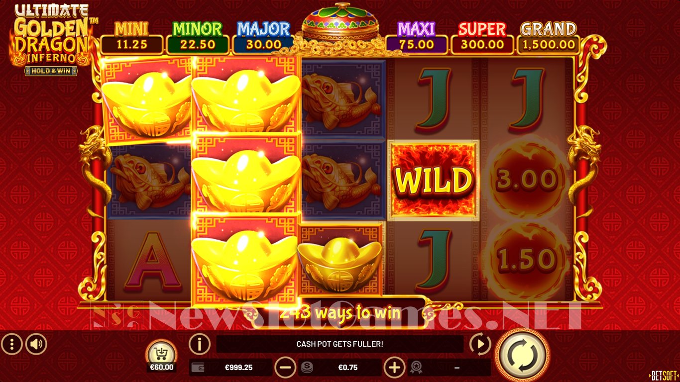 Ultimate Golden Dragon Inferno Slot Demo Image