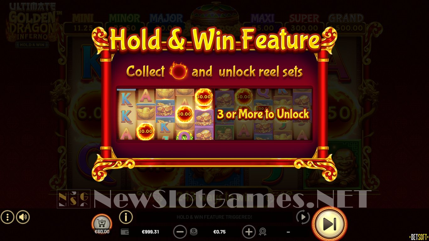 Ultimate Golden Dragon Inferno Slot Slot Image in Demo - pic. 3