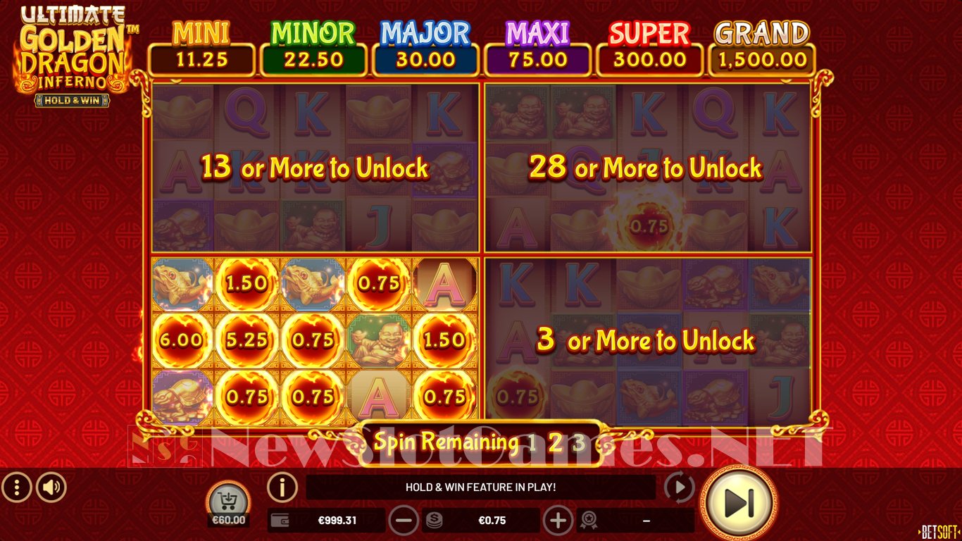Ultimate Golden Dragon Inferno Slot Slot Image in Demo - pic. 4