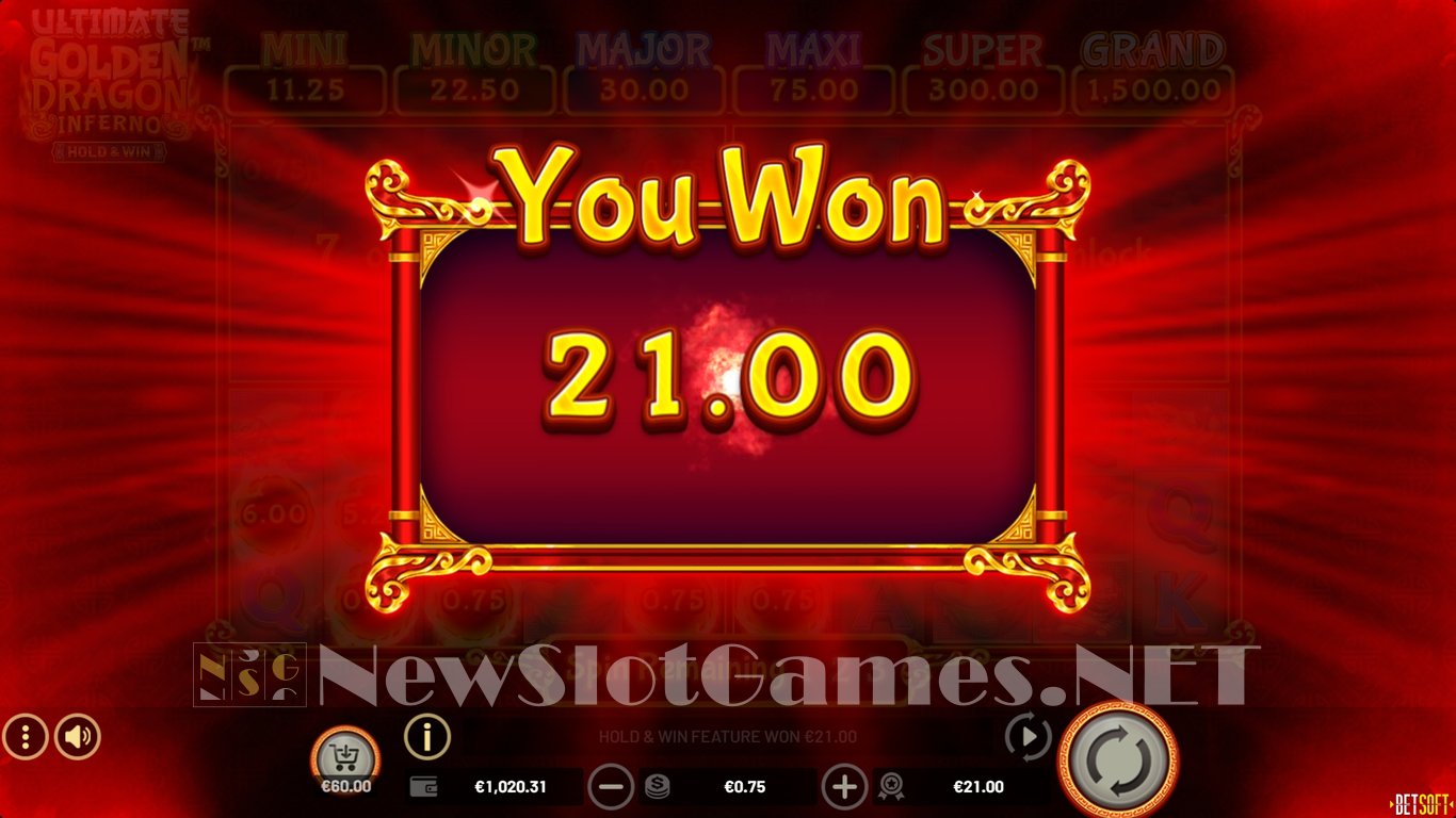 Ultimate Golden Dragon Inferno Slot Slot Image in Demo - pic. 6