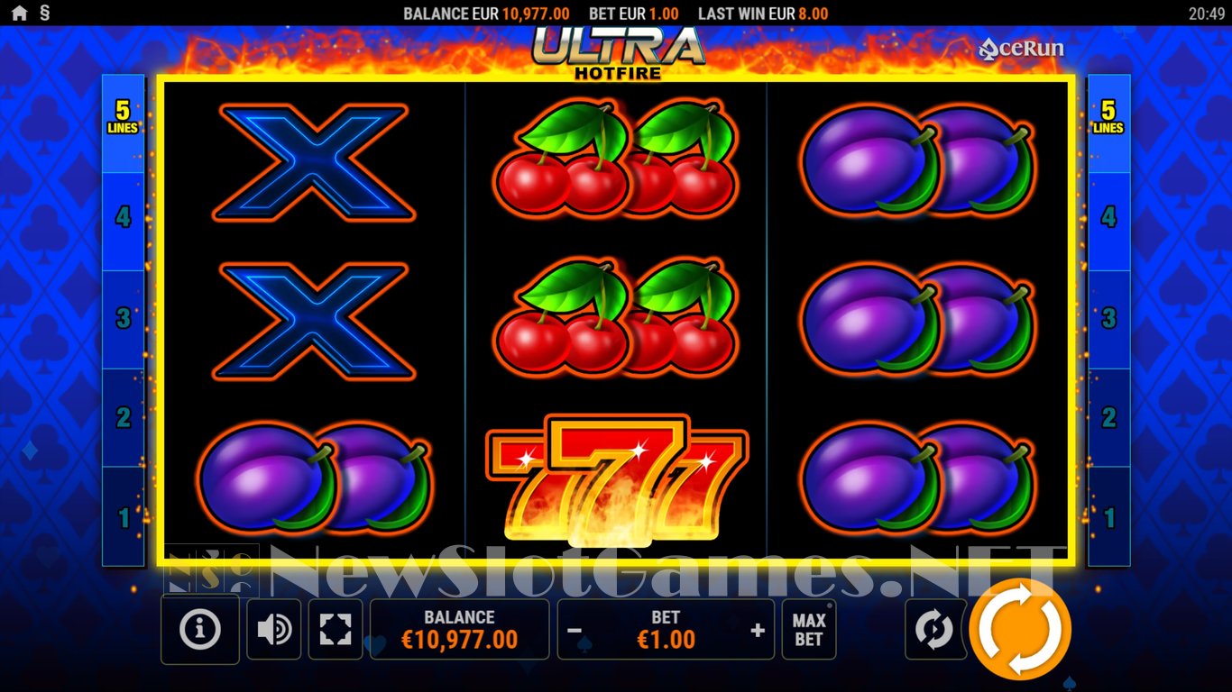 Ultra HOTFIRE Slot Slot Image in Demo - pic. 6