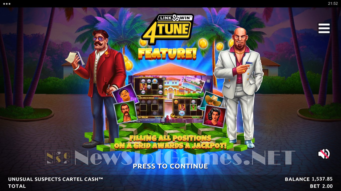 Unusual Suspects Cartel Cash Slot Slot Image in Demo - pic. 10