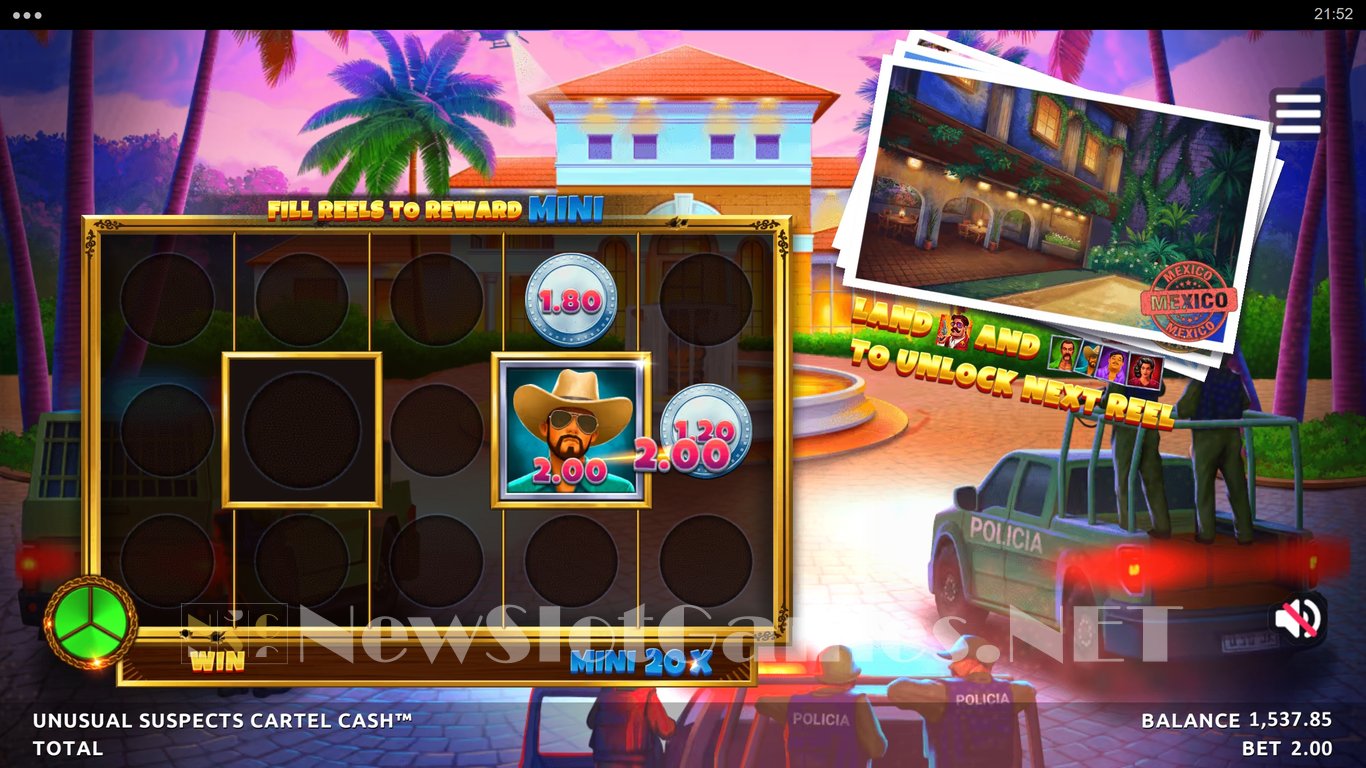 Unusual Suspects Cartel Cash Slot Slot Image in Demo - pic. 11