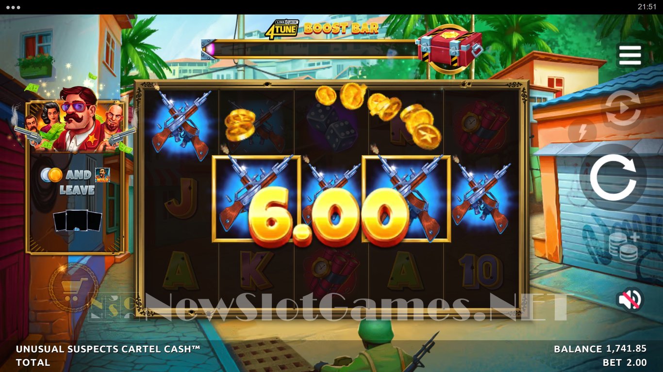Unusual Suspects Cartel Cash Slot Slot Image in Demo - pic. 2