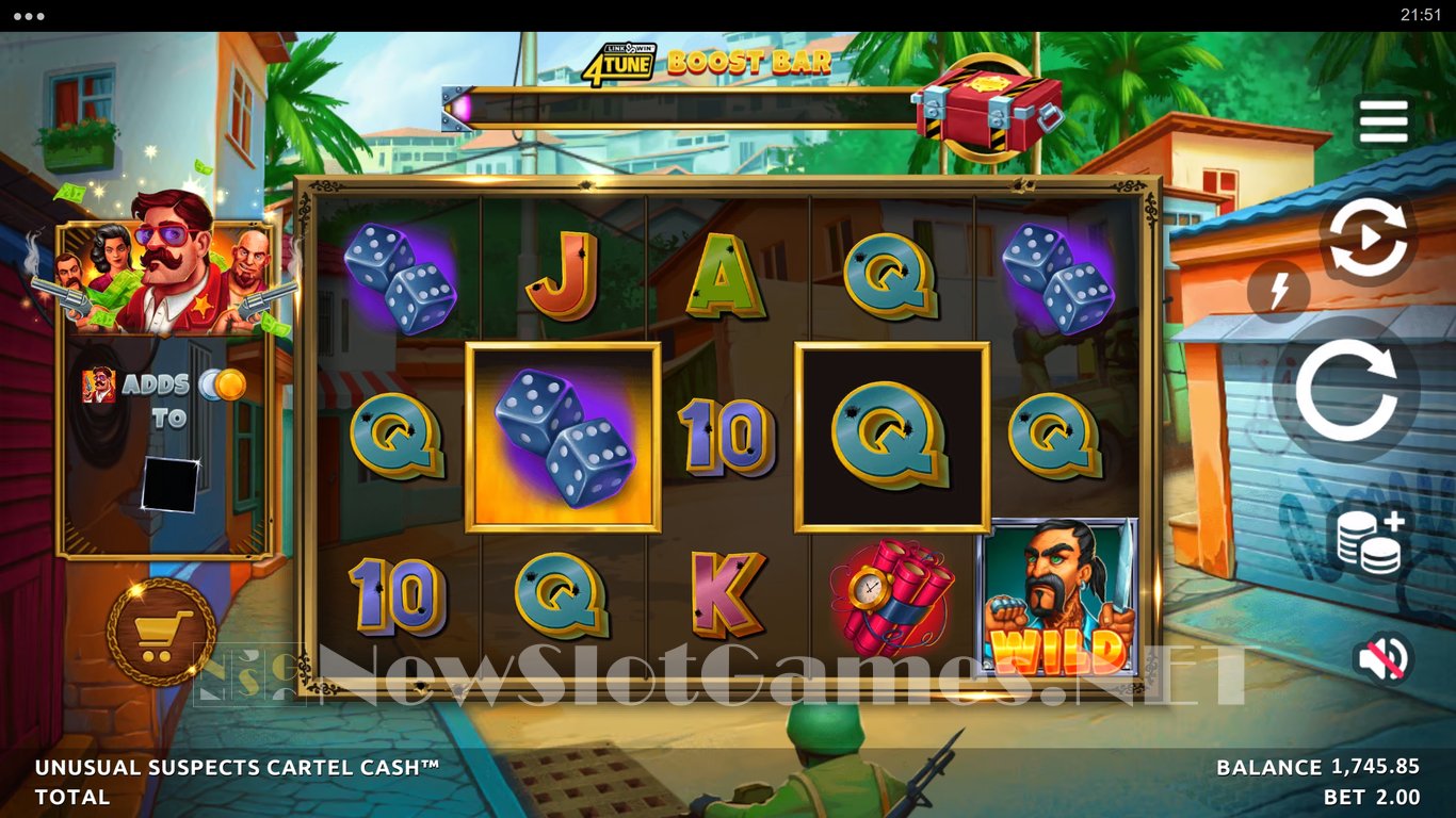 Unusual Suspects Cartel Cash Slot Slot Image in Demo - pic. 3