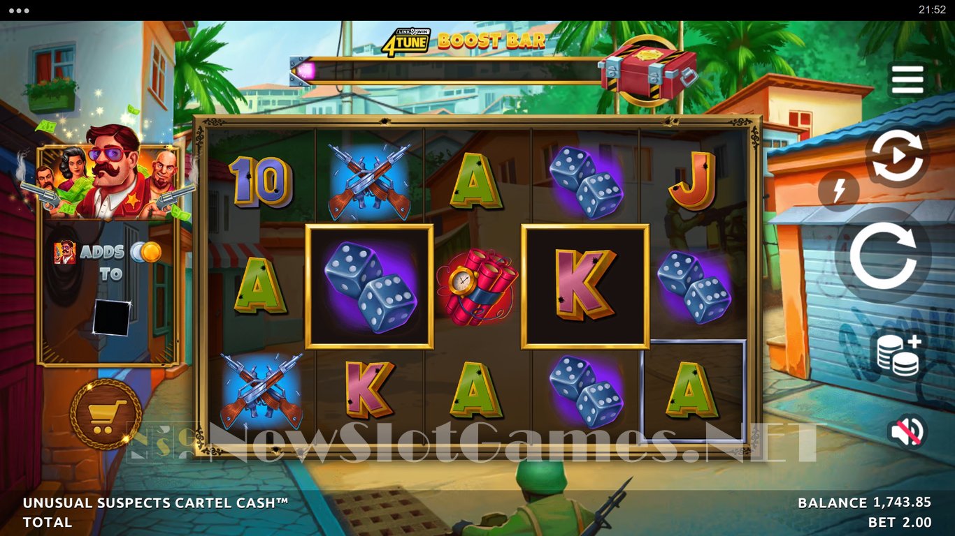 Unusual Suspects Cartel Cash Slot Slot Image in Demo - pic. 4