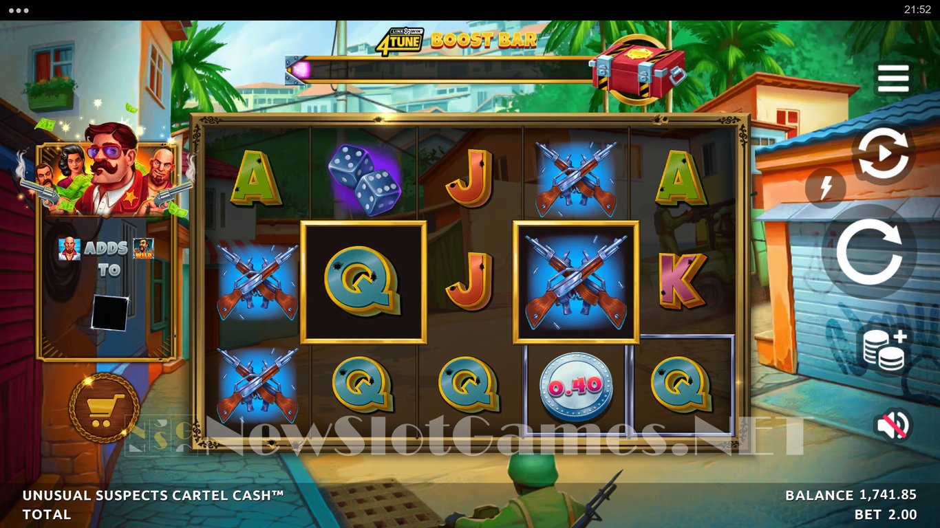 Unusual Suspects Cartel Cash Slot Slot Image in Demo - pic. 6