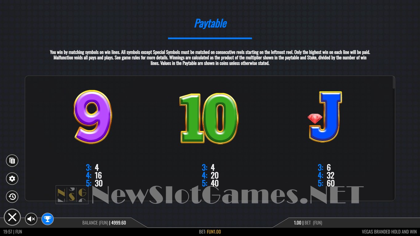 Vegas Hold and Win Slot Slot Image in Demo - pic. 7