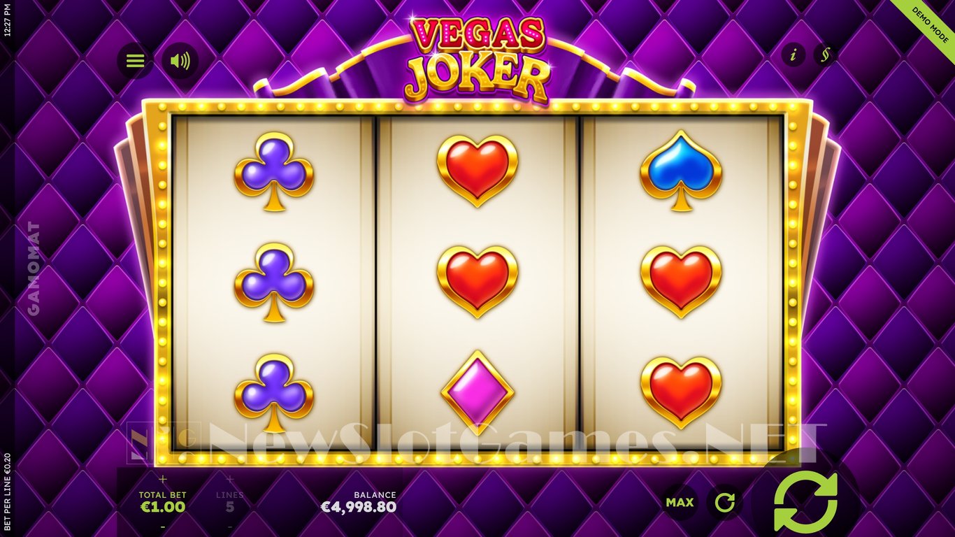 Vegas Joker Slot Demo Image