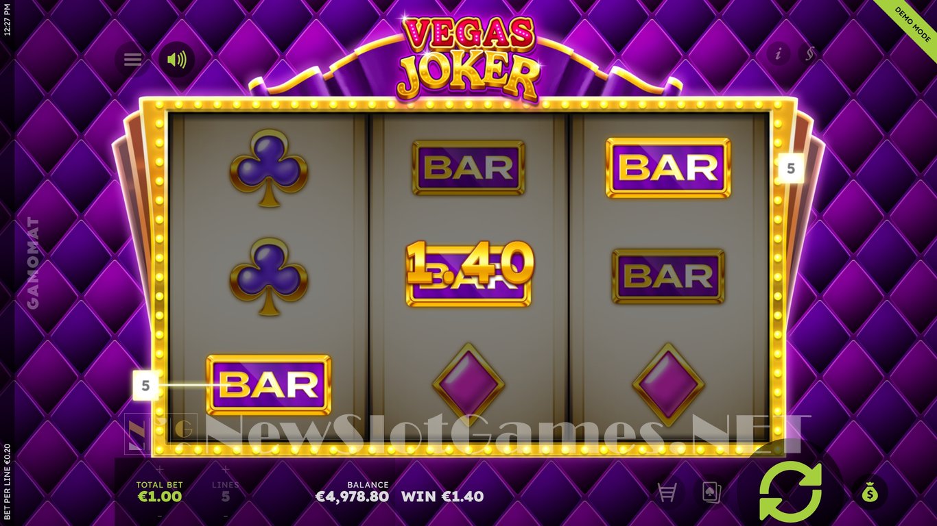 Vegas Joker Slot Slot Image in Demo - pic. 5