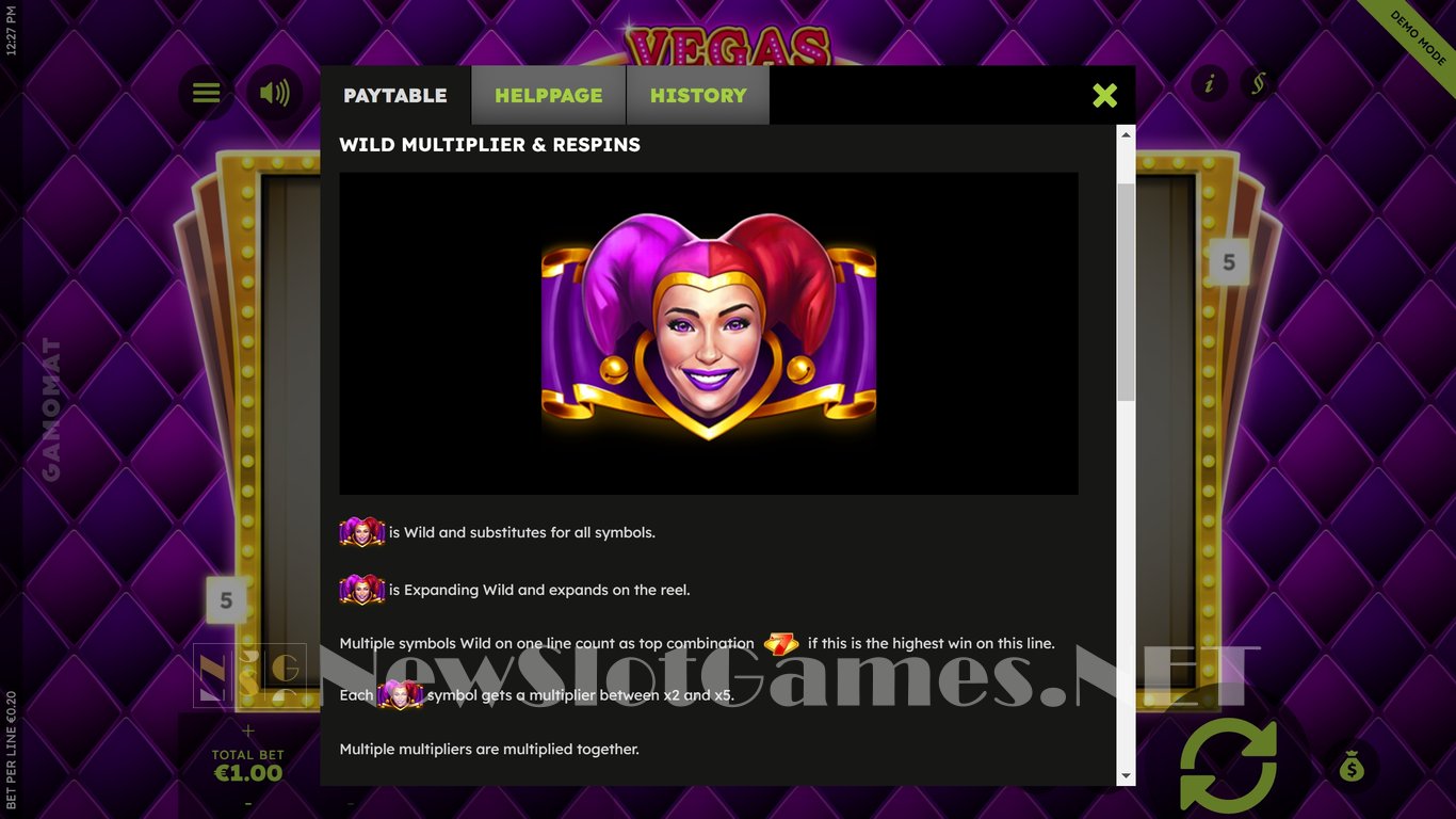 Vegas Joker Slot Slot Image in Demo - pic. 6