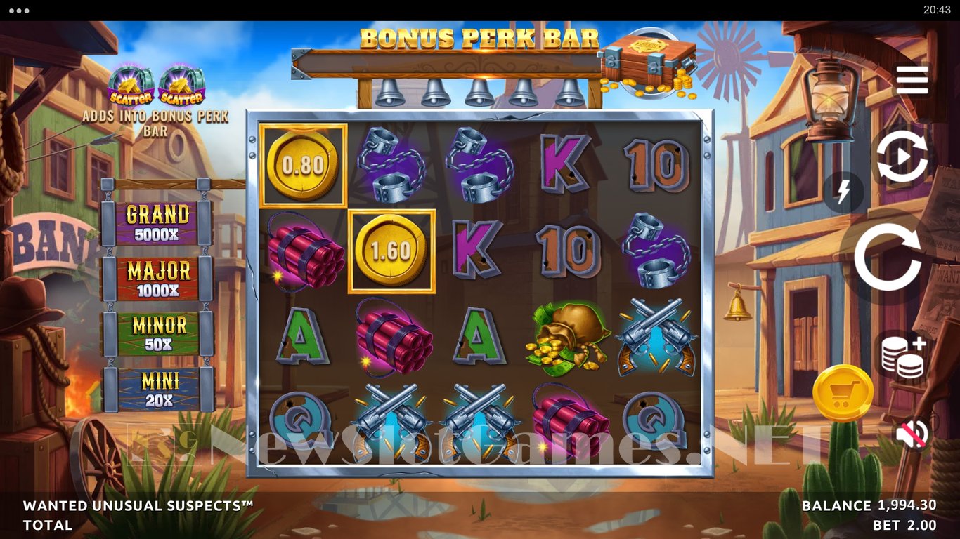 Wanted Unusual Suspects Slot Slot Image in Demo - pic. 2