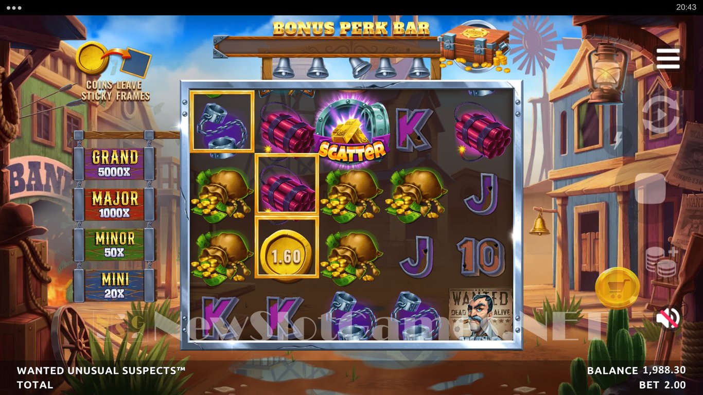 Wanted Unusual Suspects Slot Slot Image in Demo - pic. 4