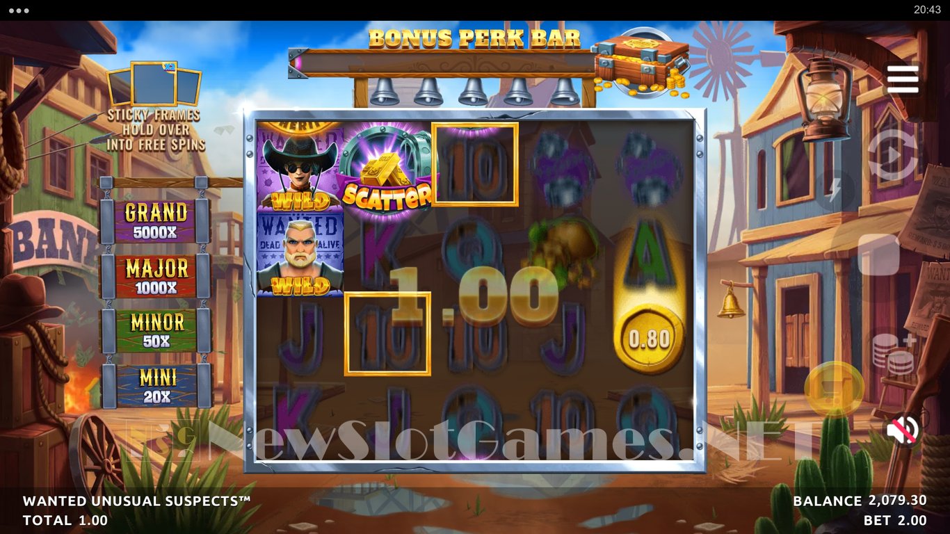 Wanted Unusual Suspects Slot Slot Image in Demo - pic. 8