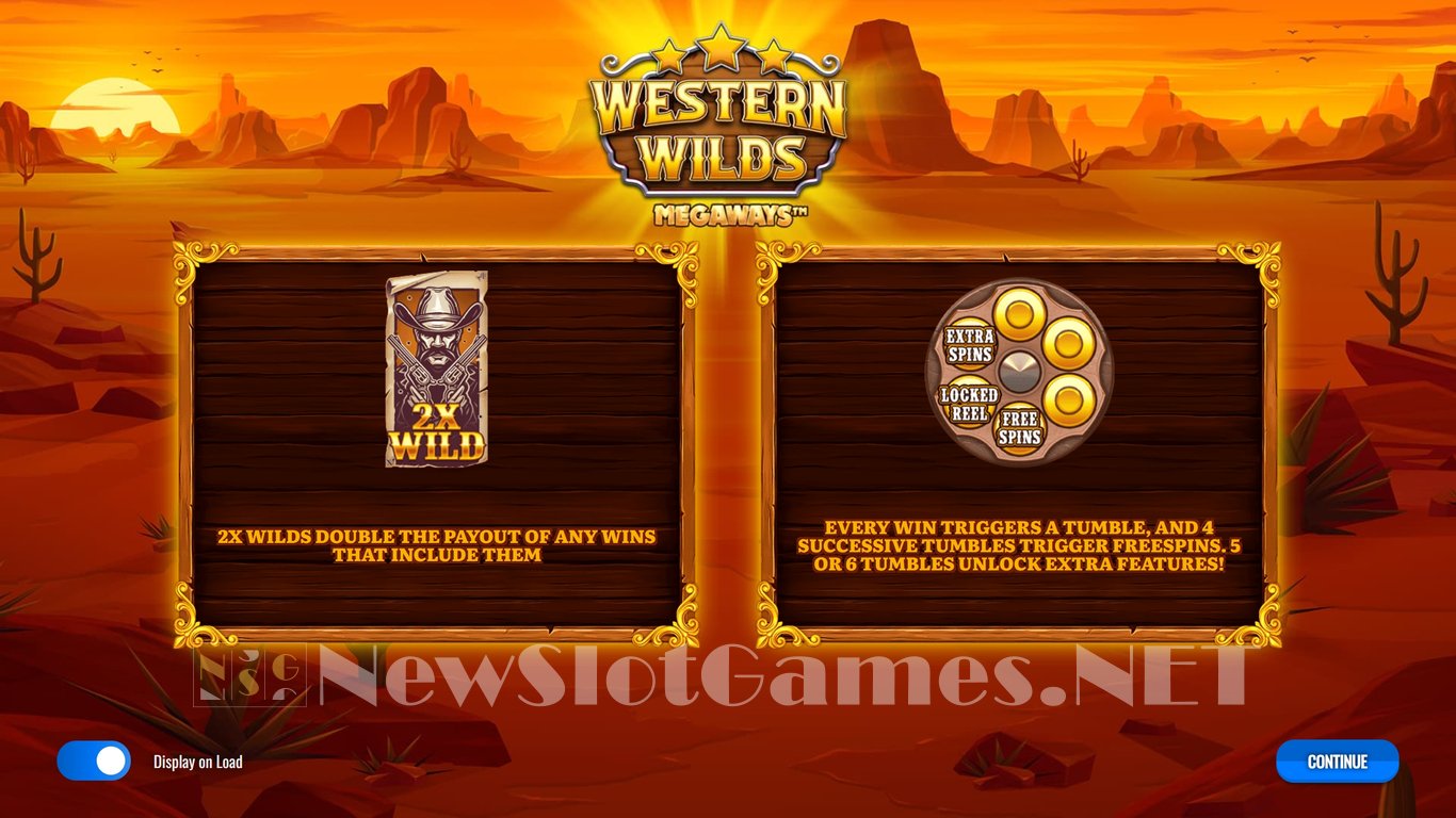 Western Wilds Megaways Slot Demo Image