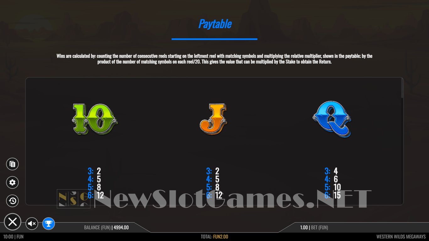 Western Wilds Megaways Slot Slot Image in Demo - pic. 6