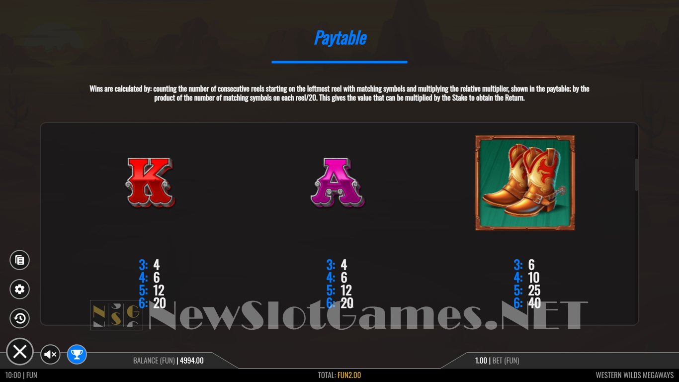 Western Wilds Megaways Slot Slot Image in Demo - pic. 7