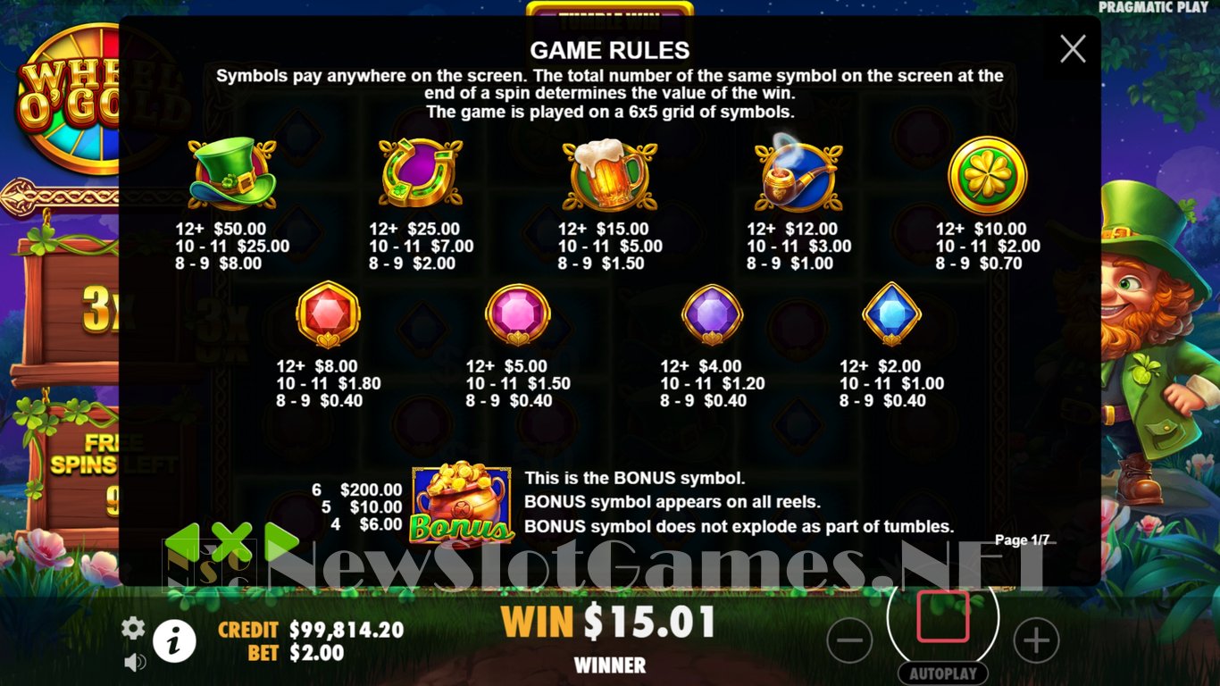 Wheel O Gold Slot Slot Image in Demo - pic. 12