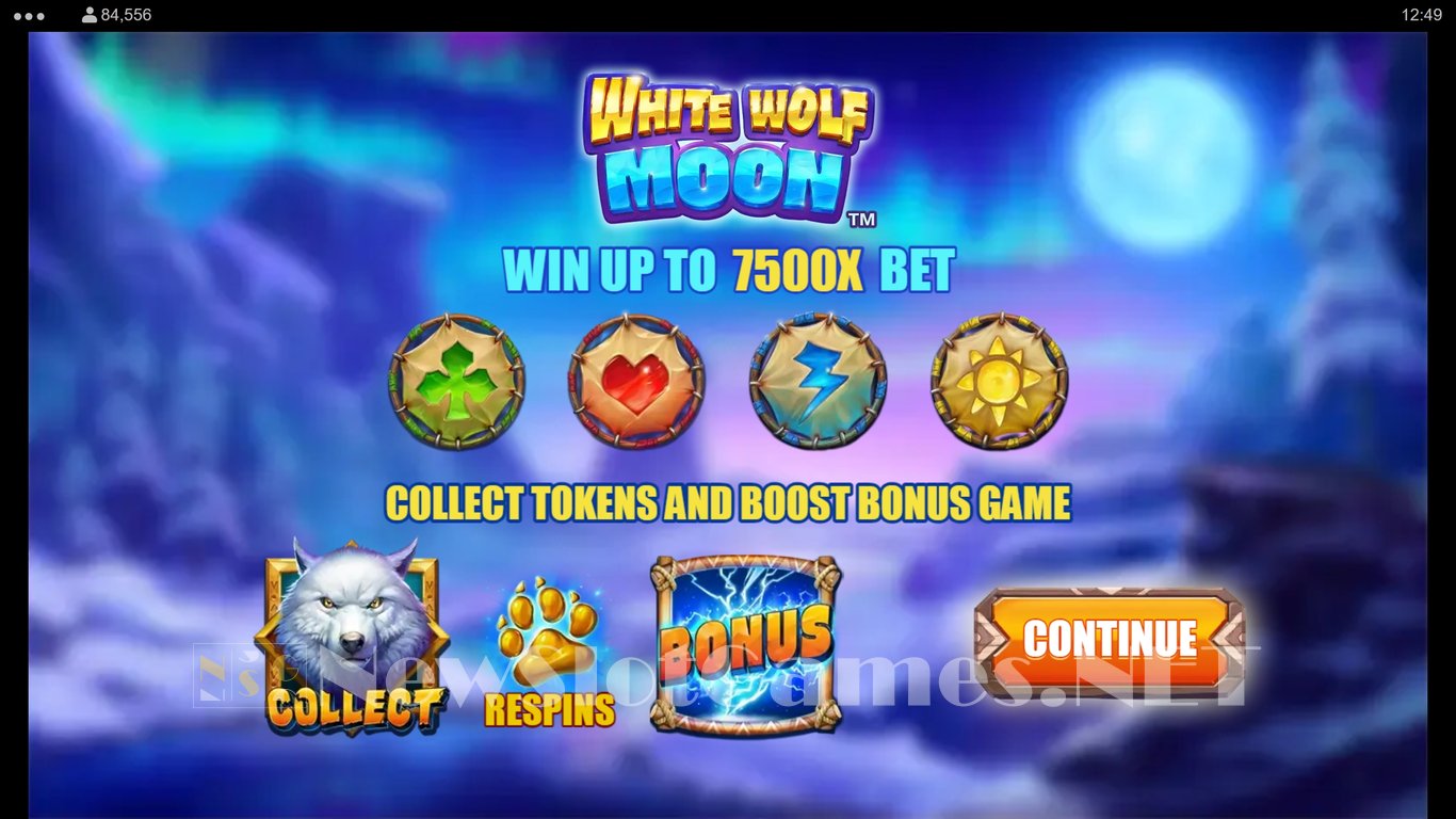 White Wolf Moon Slot Demo Image