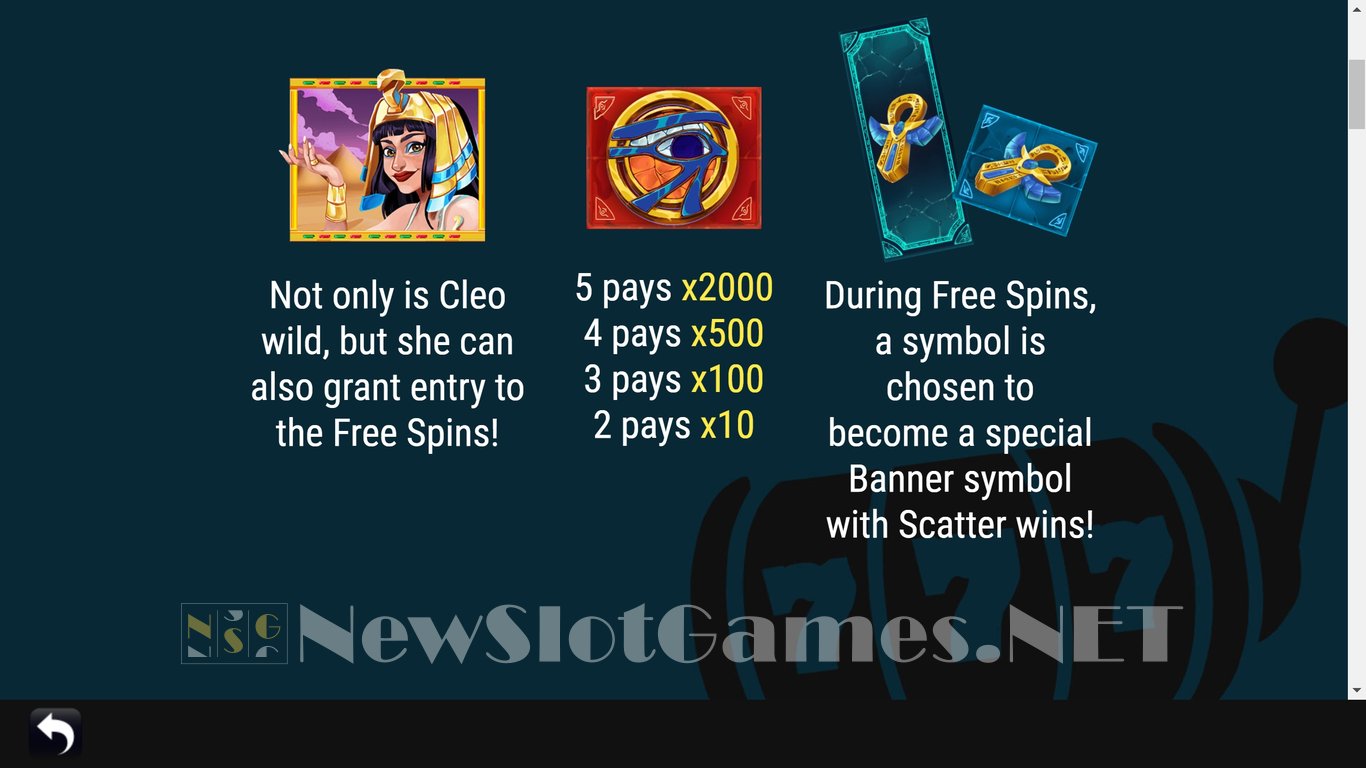 Wild Cleopatra Slot Slot Image in Demo - pic. 7